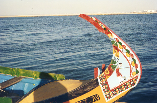 port 6 proue sur étang 1995